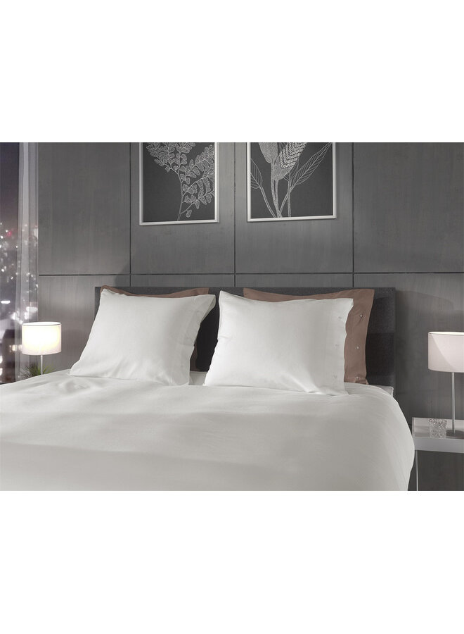 Yellow Dekbedovertrek Cialda Bone Wit - Katoen