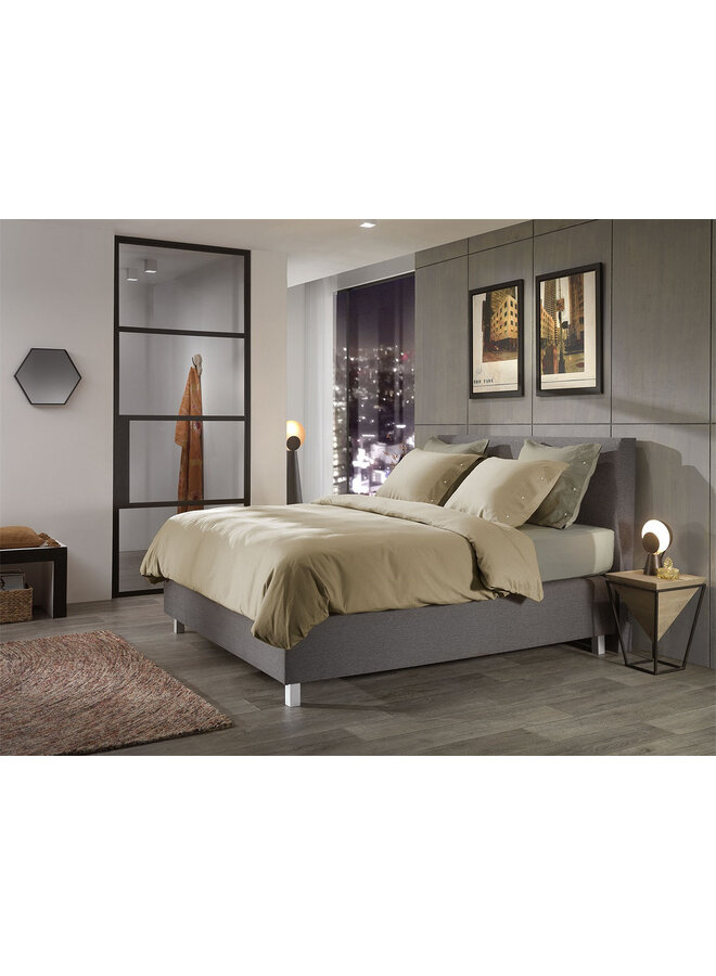 Yellow Dekbedovertrek Cialda Pale Kaki - Katoen