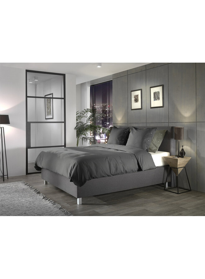 Yellow Dekbedovertrek Cialda Pewter Grijs - Katoen