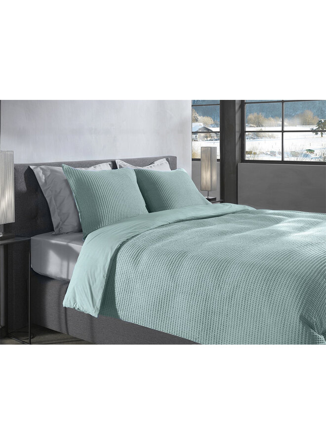 Heckett & Lane Dekbedovertrek Vafala Sky Blauw - Katoen