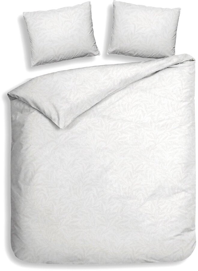 Heckett & Lane Dekbedovertrek Jolie Wit - Katoensatijn