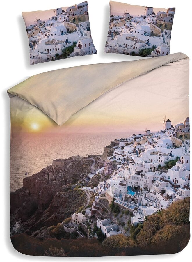 Heckett & Lane Dekbedovertrek Parker Grijs - Bamboe Percale