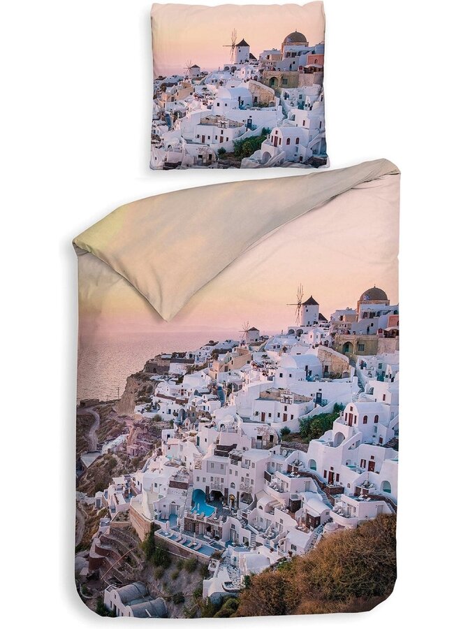 Heckett & Lane Dekbedovertrek Parker Grijs - Bamboe Percale