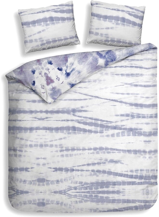 Heckett & Lane Dekbedovertrek Layla Grijs - Gauze Katoen