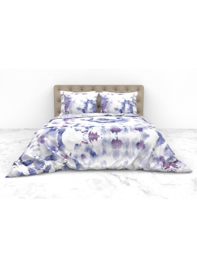 Heckett & Lane Dekbedovertrek Layla Grijs - Gauze Katoen