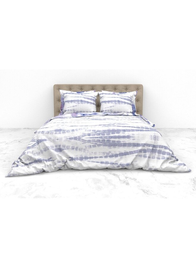 Heckett & Lane Dekbedovertrek Layla Grijs - Gauze Katoen