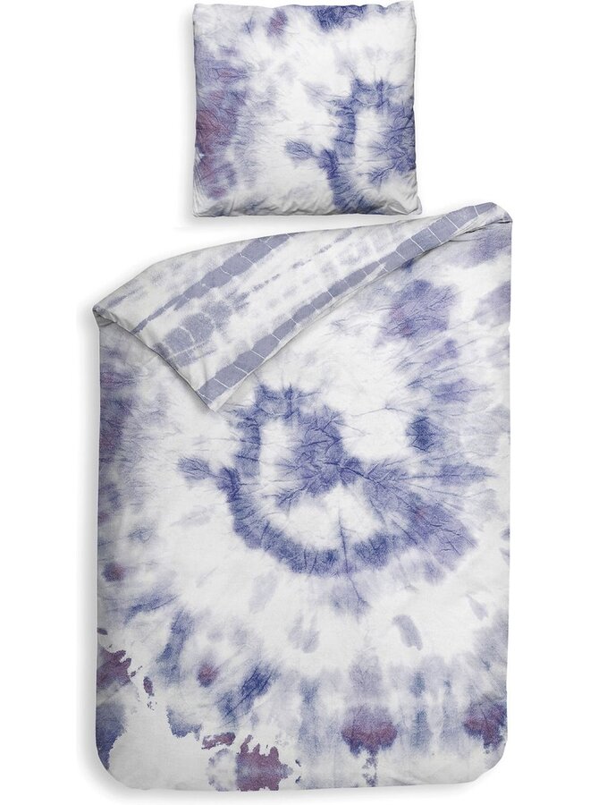 Heckett & Lane Dekbedovertrek Layla Grijs - Gauze Katoen