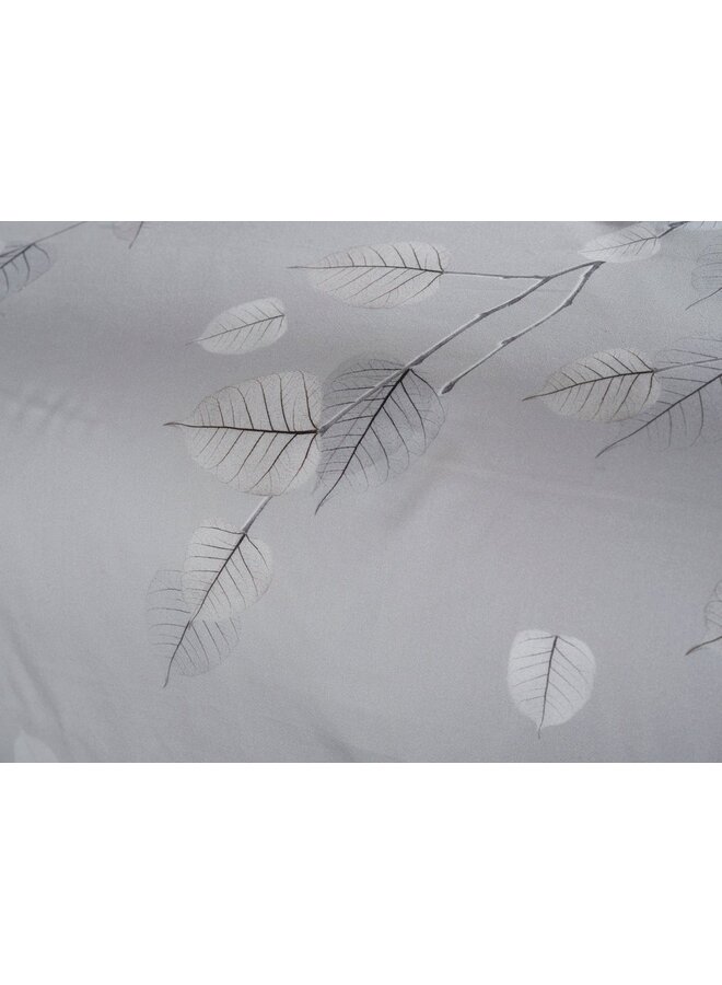 Heckett & Lane Dekbedovertrek Xia Grijs - Katoensatijn