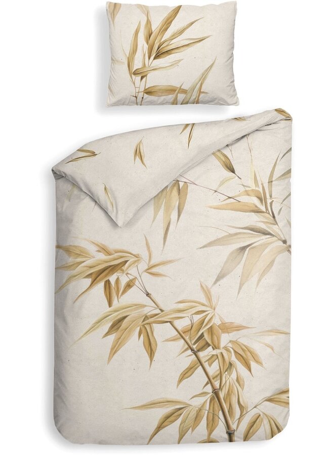 Dekbedovertrek Akio Creme - Katoensatijn