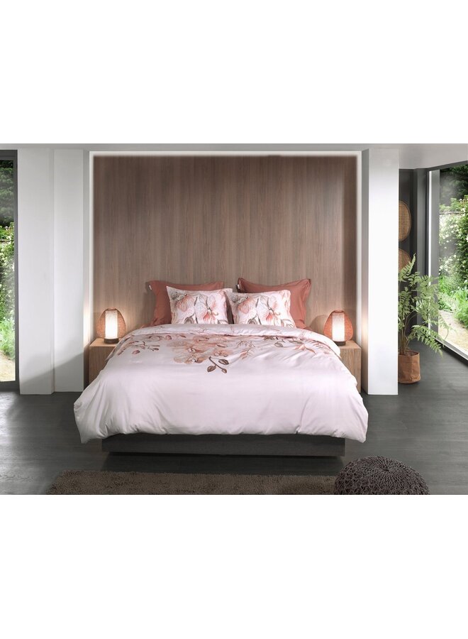 Heckett & Lane Dekbedovertrek Pioggia Naturel - Katoensatijn