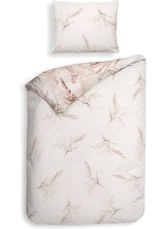 Heckett & Lane Dekbedovertrek Pioggia Naturel - Katoensatijn