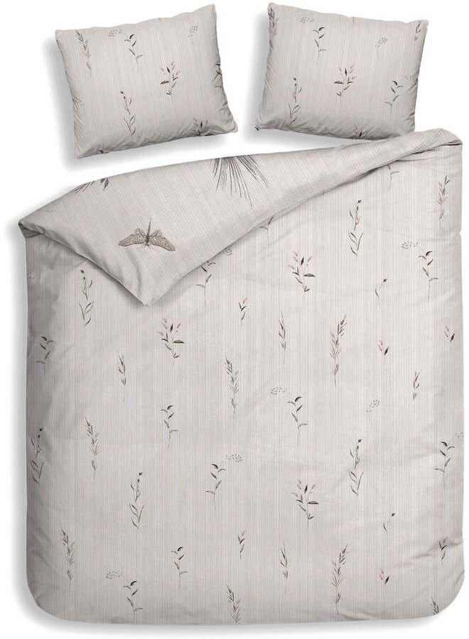 Heckett & Lane Dekbedovertrek Elvira Naturel - Katoensatijn