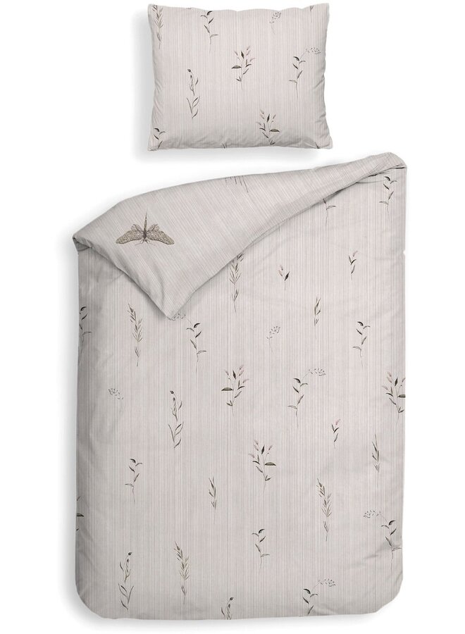 Heckett & Lane Dekbedovertrek Elvira Naturel - Katoensatijn