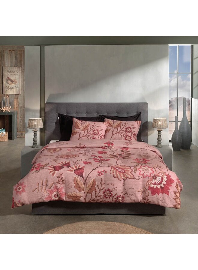 Heckett & Lane Dekbedovertrek Kodi Rood - Gauze Katoen