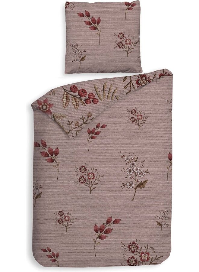 Heckett & Lane Dekbedovertrek Kodi Rood - Gauze Katoen