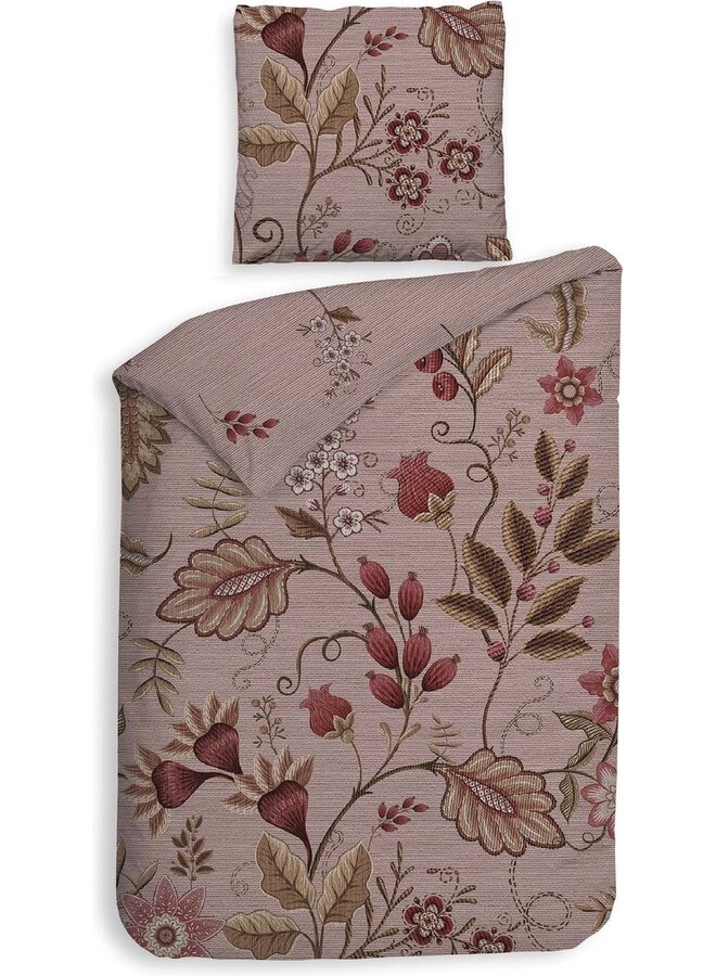 Heckett & Lane Dekbedovertrek Kodi Rood - Gauze Katoen