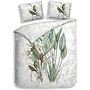 Heckett & Lane Dekbedovertrek Musa Wit - Twill Katoen