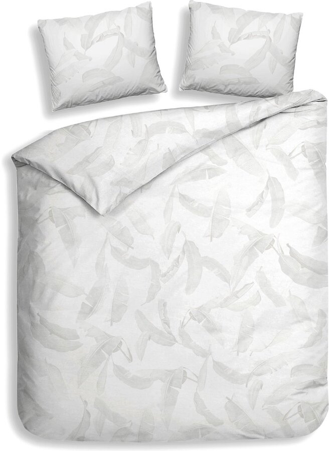 Heckett & Lane Dekbedovertrek Musa Wit - Twill Katoen