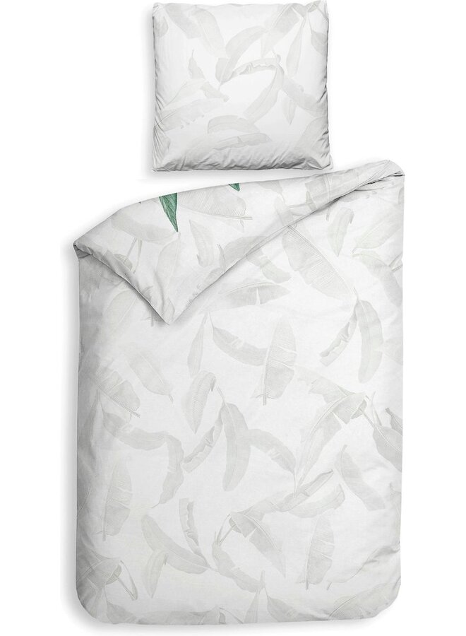 Heckett & Lane Dekbedovertrek Musa Wit - Twill Katoen