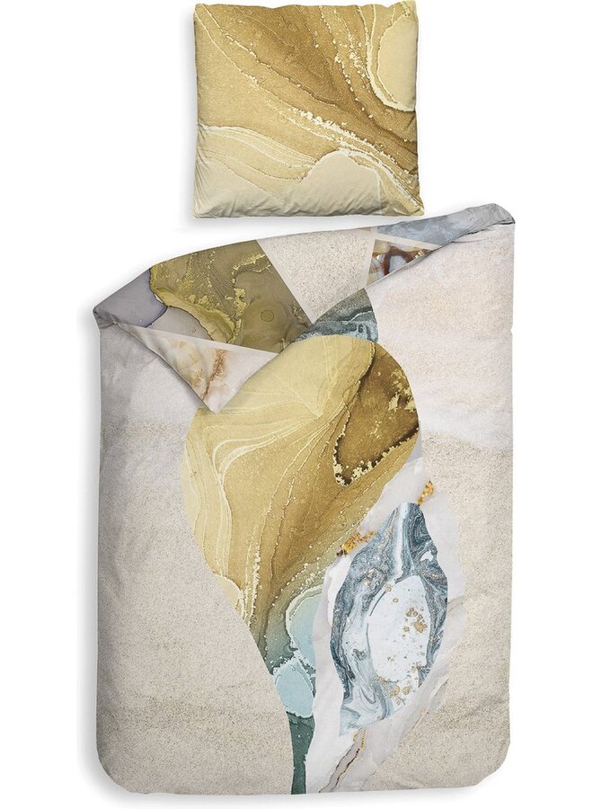 Heckett & Lane Dekbedovertrek Athena Grijs - Bamboe Percale