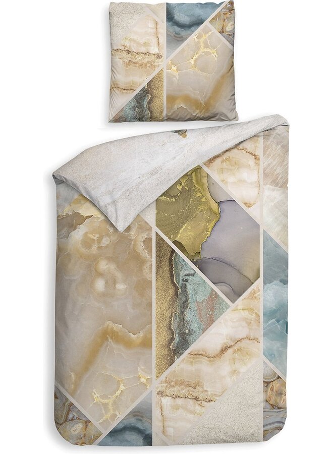 Heckett & Lane Dekbedovertrek Athena Grijs - Bamboe Percale