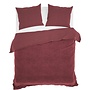 ZO! Home Dekbedovertrek Velluto Uni Rood - Velvet