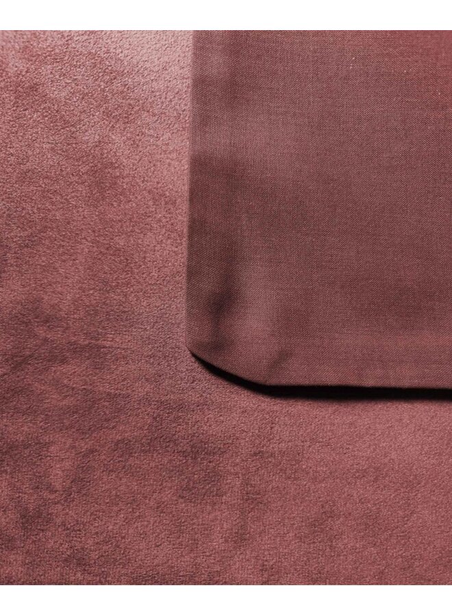 ZO! Home Dekbedovertrek Velluto Uni Rood - Velvet