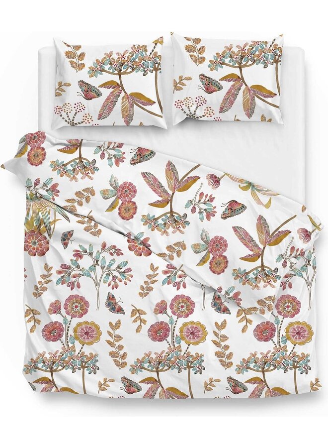 ZO! Home Dekbedovertrek Shenell Multi -  Katoensatijn