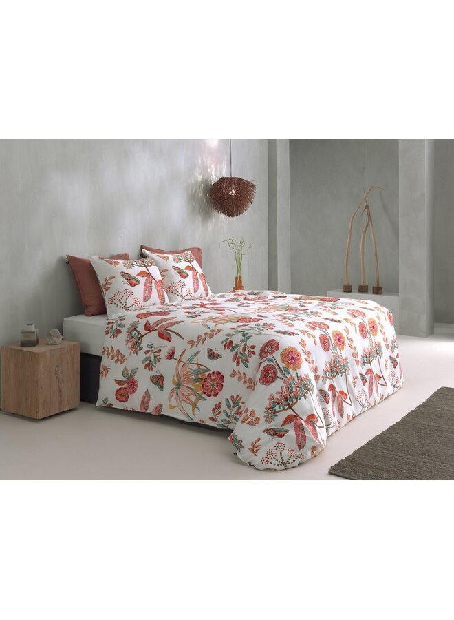 ZO! Home Dekbedovertrek Shenell Multi -  Katoensatijn