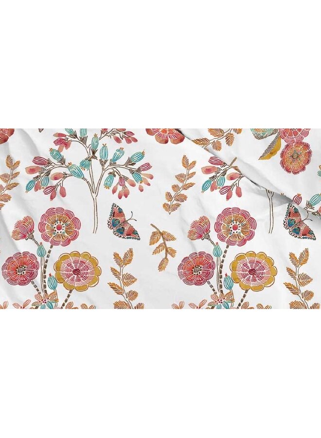 ZO! Home Dekbedovertrek Shenell Multi -  Katoensatijn