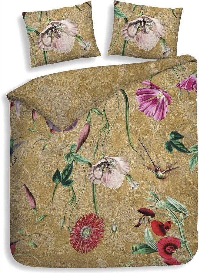 Dekbedovertrek Luisa Goud - Bamboe Katoensatijn