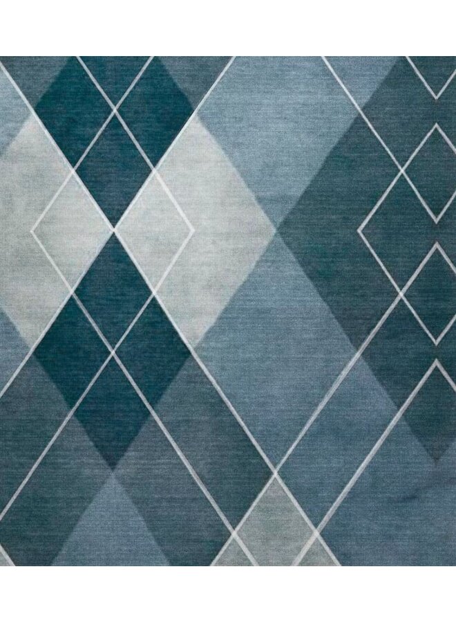 Heckett & Lane Dekbedovertrek Danny Blauw - Twill Katoen