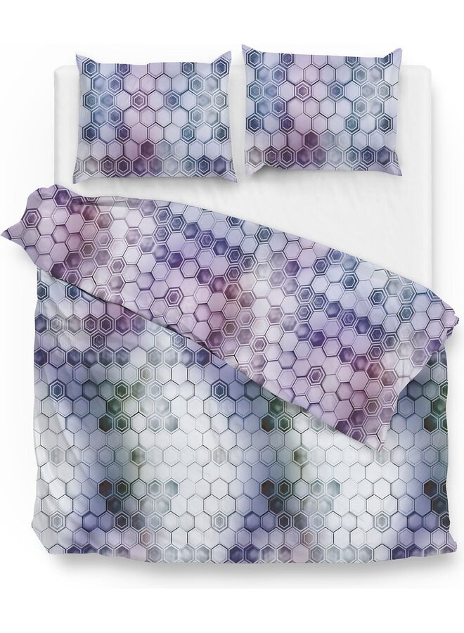 ZO! Home Dekbedovertrek Manou Paars - Katoen