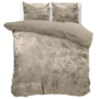 Sleeptime Dekbedovertrek Crushed Taupe/Grijs- Velvet