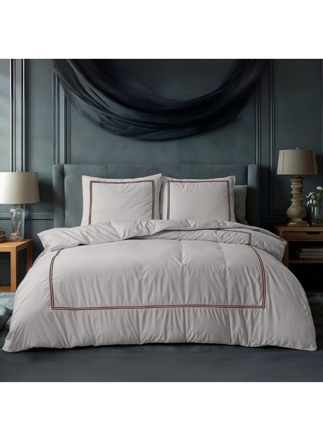 Primaviera Deluxe Dekbedovertrek Brata Taupe/Brons - Percale Katoen