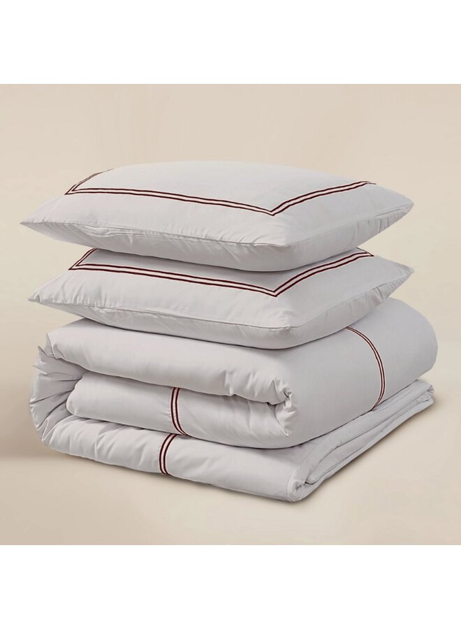 Primaviera Deluxe Dekbedovertrek Brata Taupe/Brons - Percale Katoen