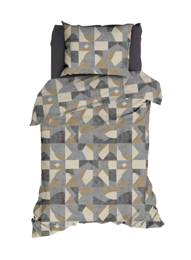 Romanette Dekbedovertrek Pictet Grijs - Katoen