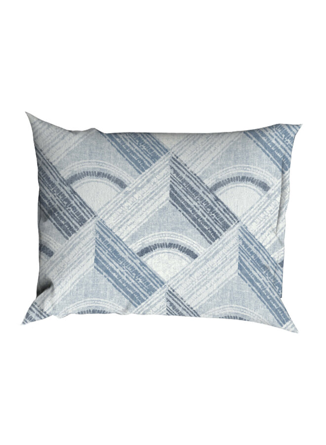 Romanette Dekbedovertrek Pantheon Blauw/Grijs - Katoen