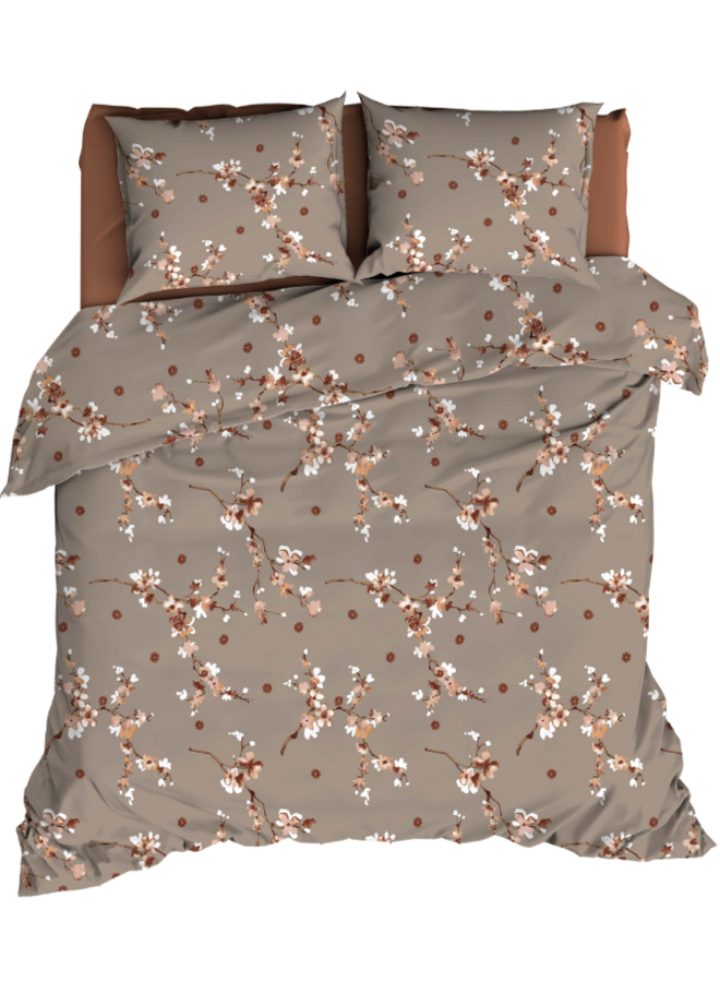 Dekbedovertrek Geisha Taupe - Katoen PL1