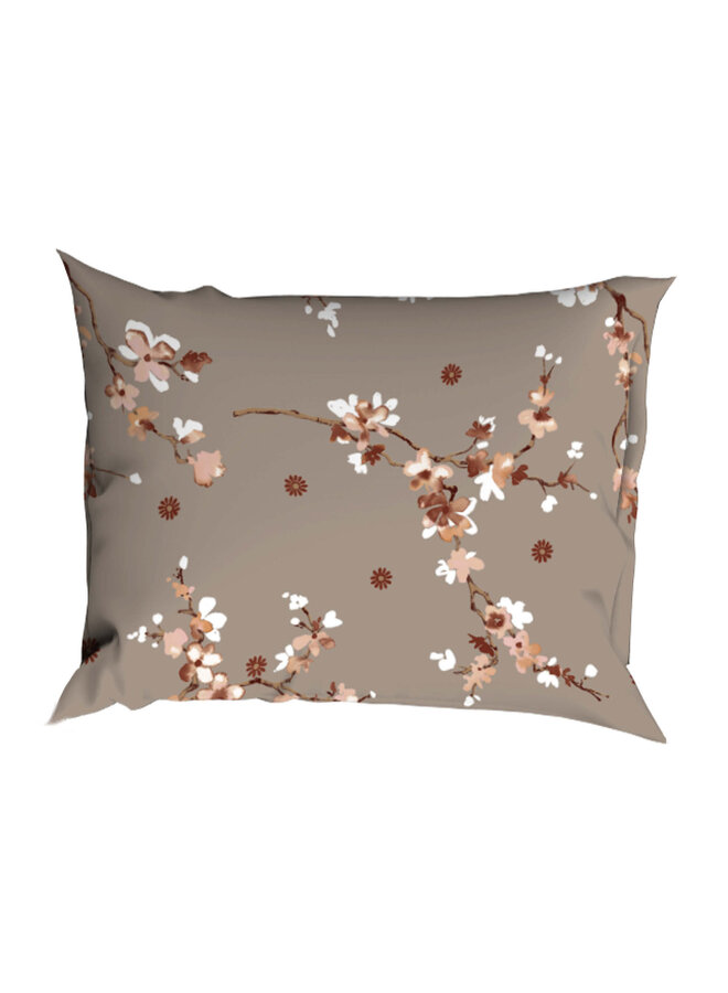 Romanette Dekbedovertrek Geisha Taupe - Katoen