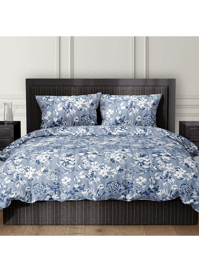 Romanette Dekbedovertrek Victorine Blauw - Katoen