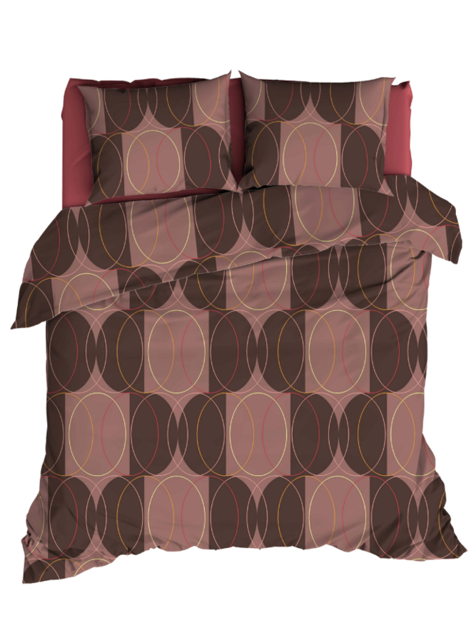 Dekbedovertrek Swing Chocomat - Katoen PL1