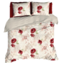 Romanette Dekbedovertrek Grace Rood - Katoensatijn
