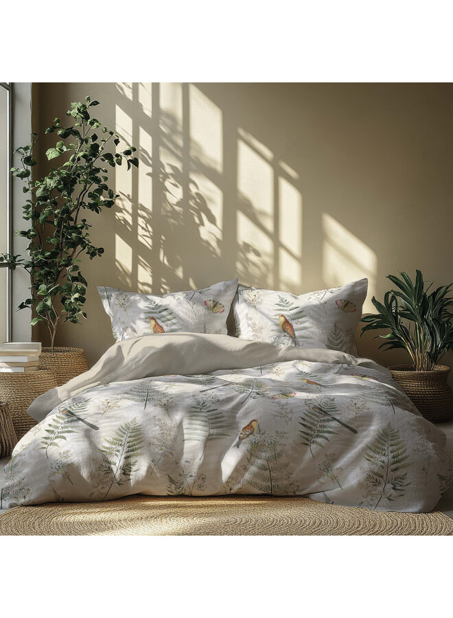 Romanette Dekbedovertrek Idyllic Multi - Katoensatijn