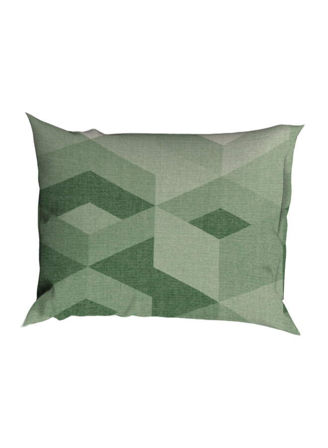 Satin d'Or Dekbedovertrek Kiton Jade/Forestgreen - Katoensatijn