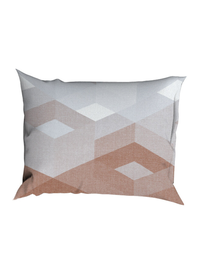 Romanette Dekbedovertrek Kiton Grijs/Mokka - Katoensatijn