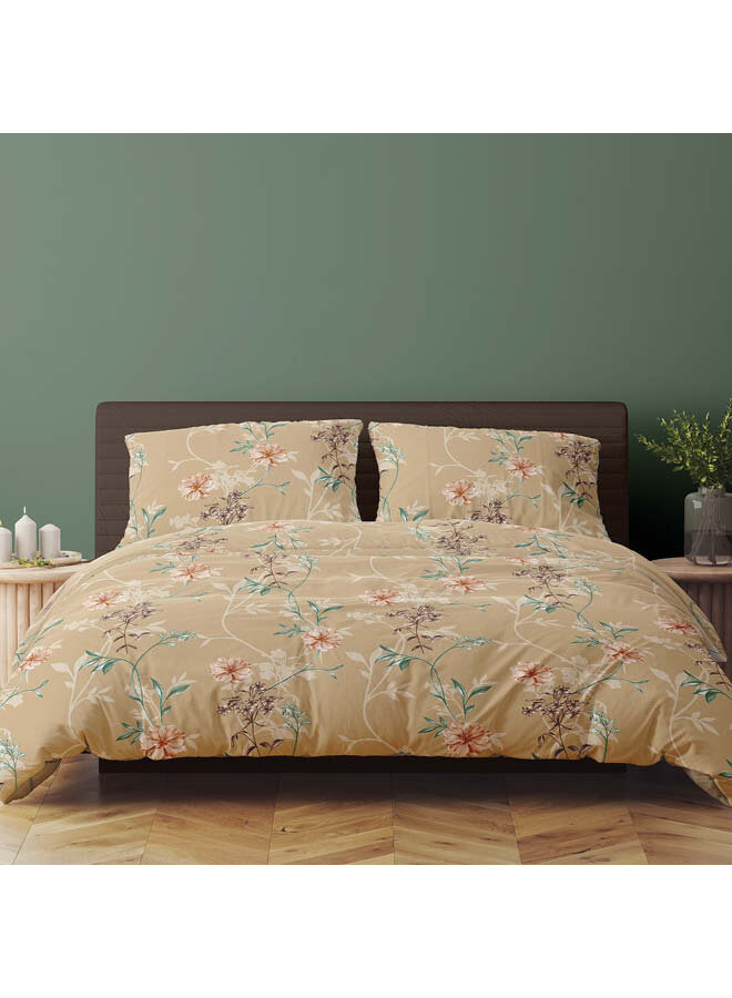 Romanette Dekbedovertrek Raisa Camel - Katoensatijn