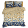 Satin d'Or Dekbedovertrek Scoop Blauw - Katoensatijn