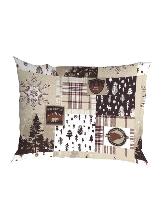 Romanette Dekbedovertrek Andes Bruin - Flanel