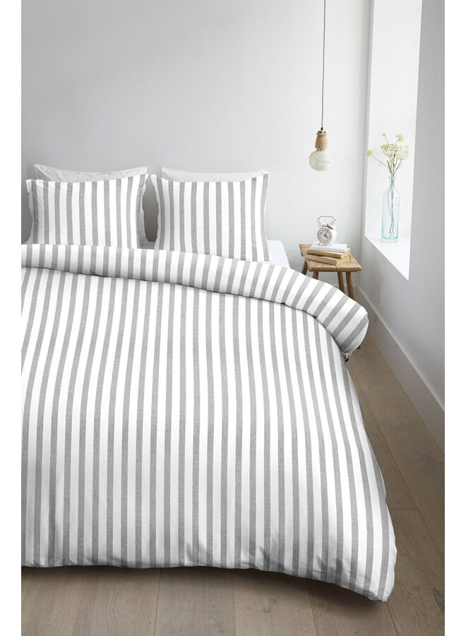 Ambiante Dekbedovertrek Ally Grijs - Katoen